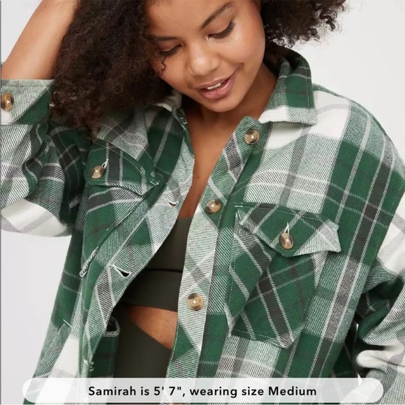 Aerie Offline Plaid Flannel - Picture 2 of 7